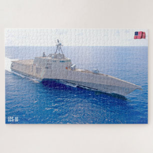 LITTORAL COMBAT SHIP – LCS-10 (20x30 INCH) Jigsaw Puzzle