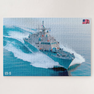 LITTORAL COMBAT SHIP – LCS-13 (20x30 INCH) Jigsaw Puzzle
