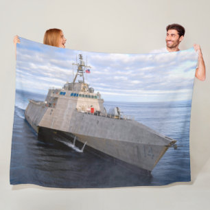 LITTORAL COMBAT SHIP – LCS-14 FLEECE BLANKET