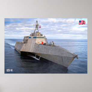 LITTORAL COMBAT SHIP – LCS-14 POSTER