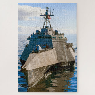 LITTORAL COMBAT SHIP – LCS-16 (20x30 INCH) Jigsaw Puzzle