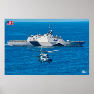 LITTORAL COMBAT SHIP – LCS-1 POSTER