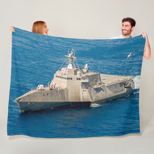 LITTORAL COMBAT SHIP – LCS-4 FLEECE BLANKET (In Situ)