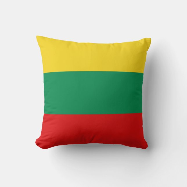 Lituanie Drapeau x Coussin Drapeau (Recto)