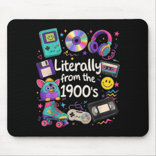 Litvibeslly From The 1900s Retro 90s Nostalgia Mouse Pad