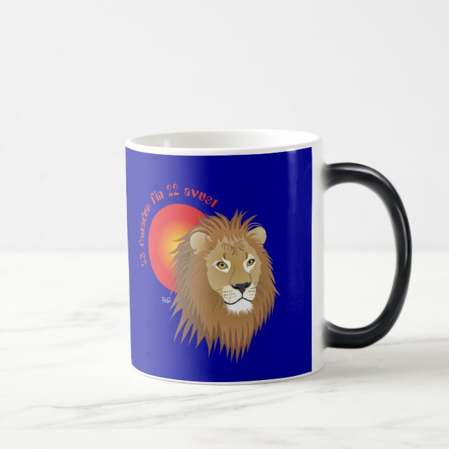 Liun 23 fanadur fin 22 avust Tasse Magic Mug (Right)