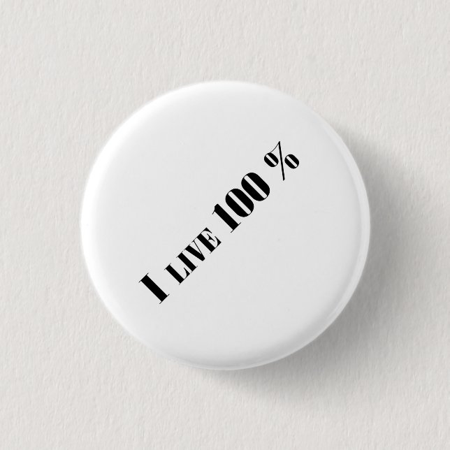 Live 1 Inch Round Button (Front)