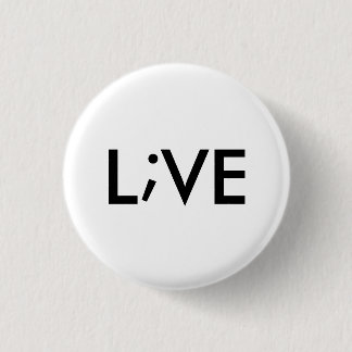 live 1 inch round button