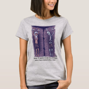 Live A Little Women's Grey T-Shirt
