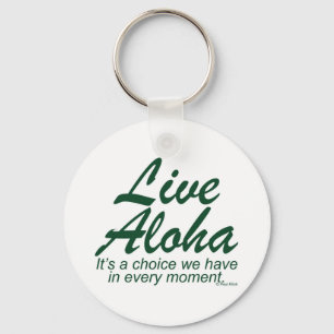 Live Aloha Design Items by Paul Klink Keychain
