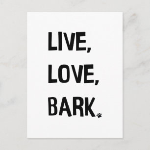 Live, Amour, Carte postale écorce