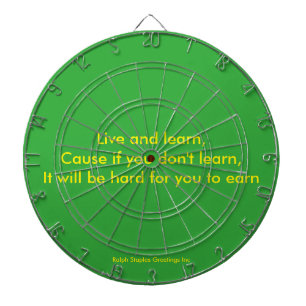 Live and Learn Dartboard