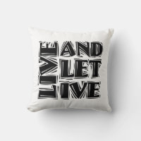 Live and Let Live 12 Step Recovery Slogan Quote