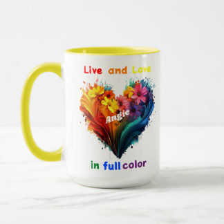 Live And Love In Full Colour Mug