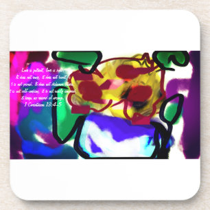 live and love sunflowers coaster