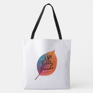 Live Boldly, Tote Proudly – Large Shoulder Tote Ba Bag