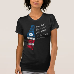 Live Bottle Women's Black T-Shirt