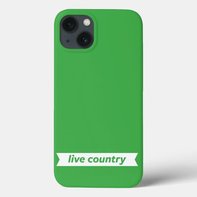 Live Country Case-Mate iPhone Case (Back)