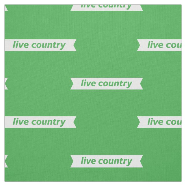 Live Country Fabric (Swatch)