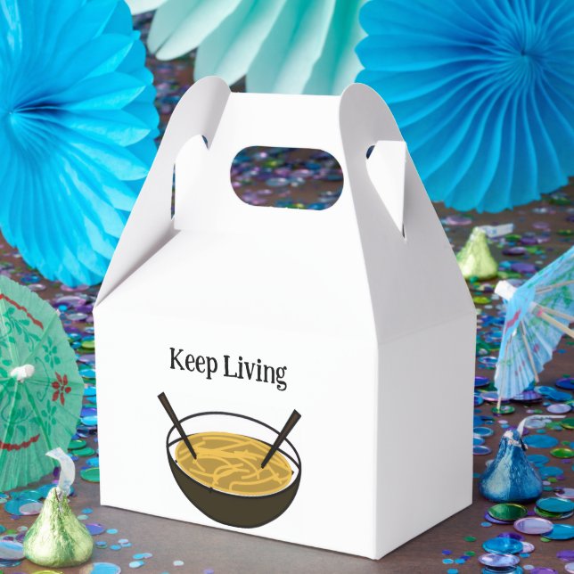 Live – Cute Positive Cartoon Design Favor Box (Party)