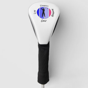 Live, dream, breathe golf golf head cover