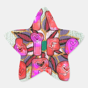 Live Experience Life Large Gifts.jpg Star Sticker
