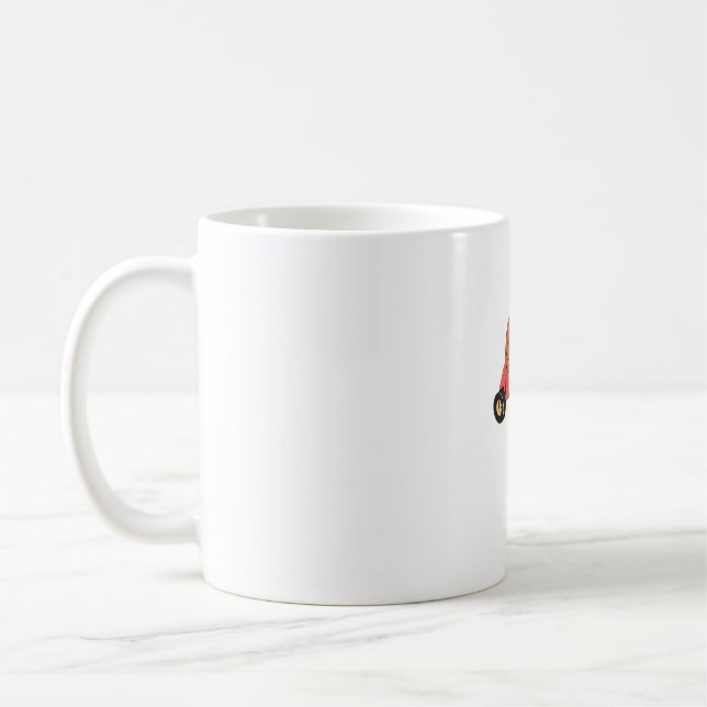 Live Fast Die Eventually Oversized T-Shirt Coffee Mug (Left)