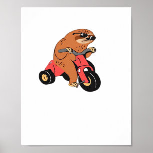 Live Fast Die Eventually Oversized T-Shirt Poster