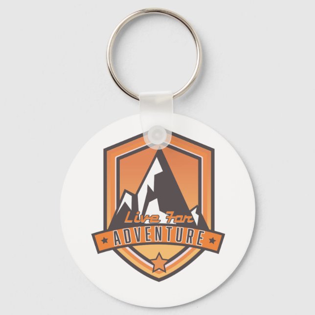 Live for Adventure Keychain (Front)