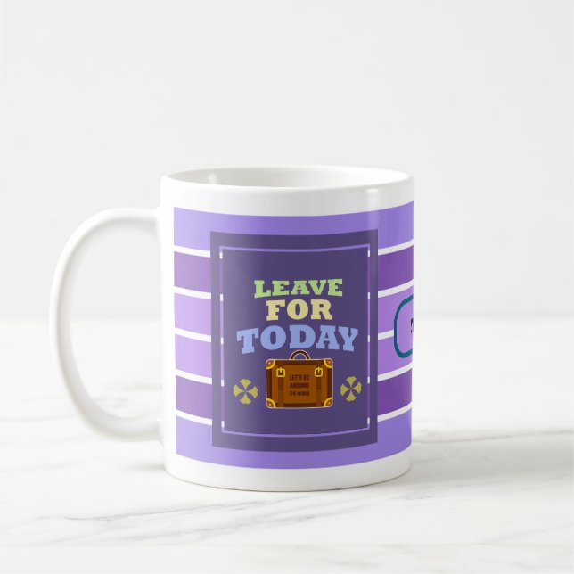 Live for Today – Dynamic Lines Mug (Gauche)