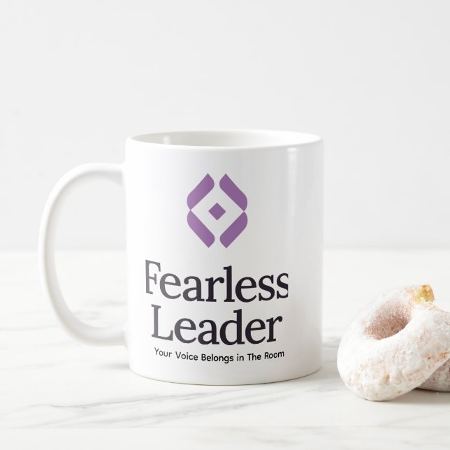 Live Free and Fearless Coffee Mug (With Donut)