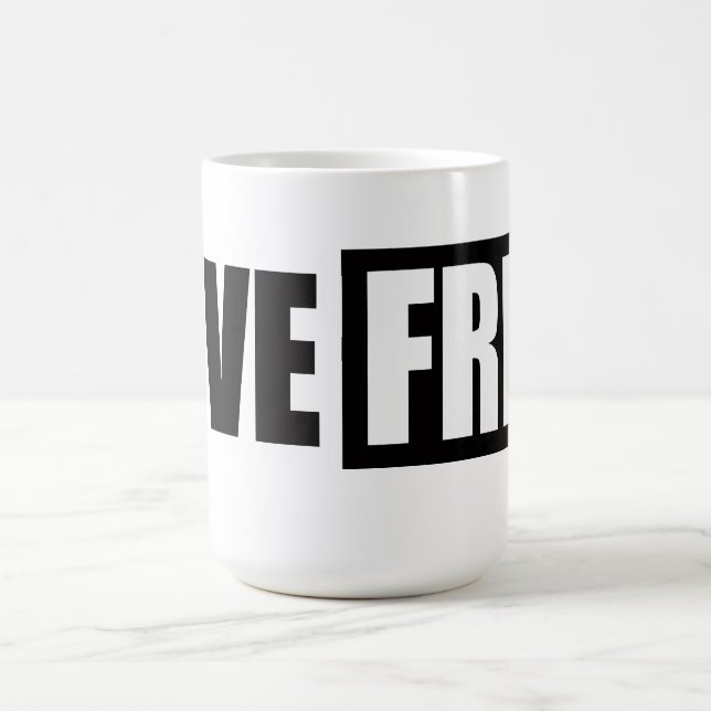 LIVE FREE COFFEE MUG (Center)
