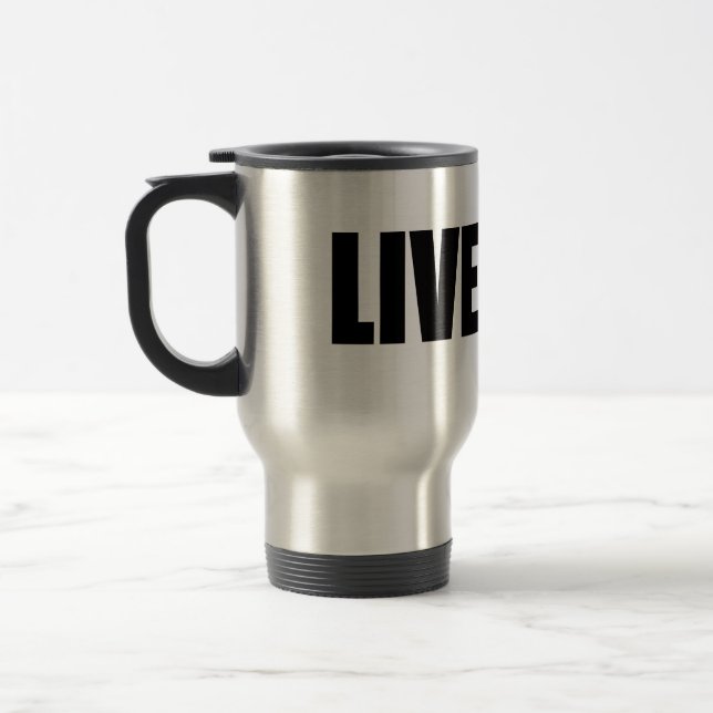 LIVE FREE TRAVEL MUG (Left)