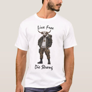 Live Free Warrior Tactical T-Sh T-Shirt