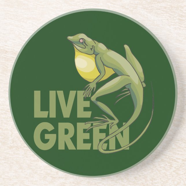 Live Green Coaster (Front)