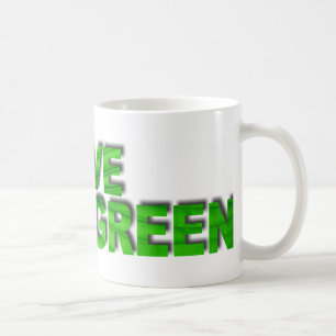 Live Green Coffee Mug