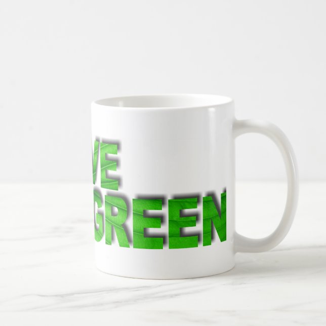 Live Green Coffee Mug (Right)