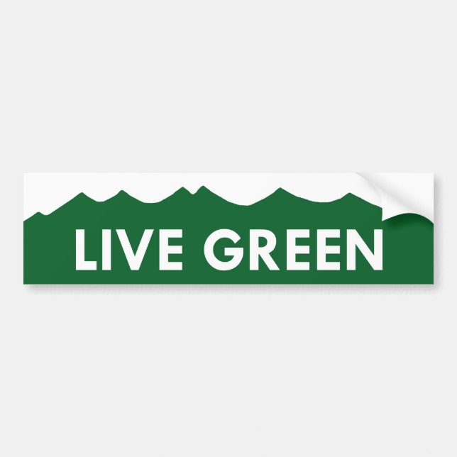 Live Green Colorado Sticker (Front)