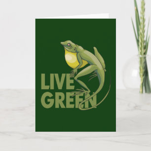 Live Green Holiday Card