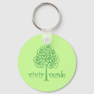 Live Green Keychain