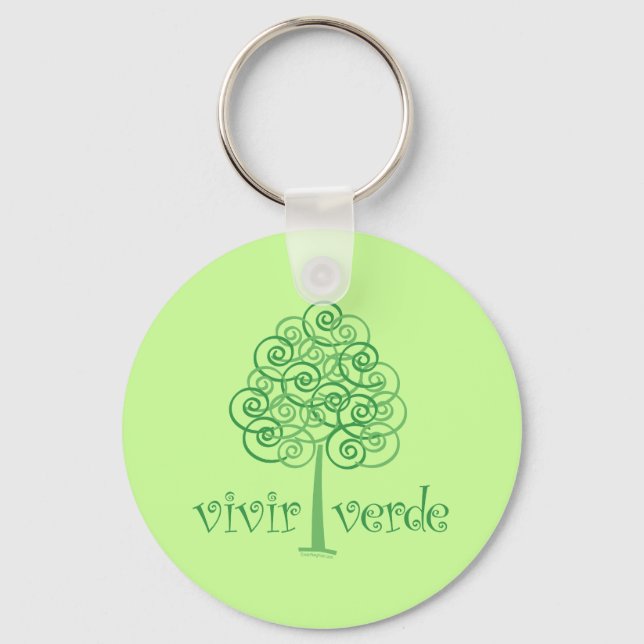 Live Green Keychain (Front)
