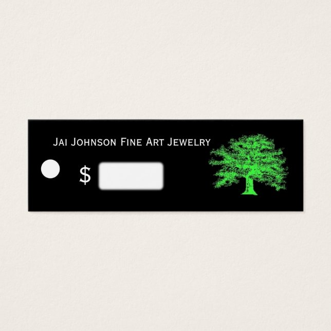 Live Green Merchandise Price Tags (Front)