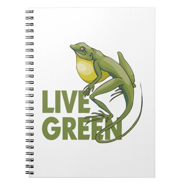 Live Green Notebook (Front)
