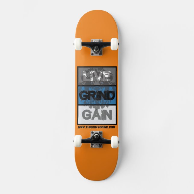 Live Grind Gain- Dope Board Skateboard (Front)