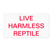 LIVE HERMLESS REPTILE