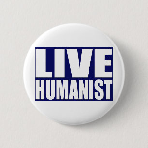 Live Humanist 2 Inch Round Button