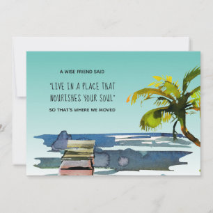 Live in a Place That Nourishes Your Soul New Home Announcement