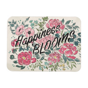 Live in Bloom Happiness Blooms Magnet