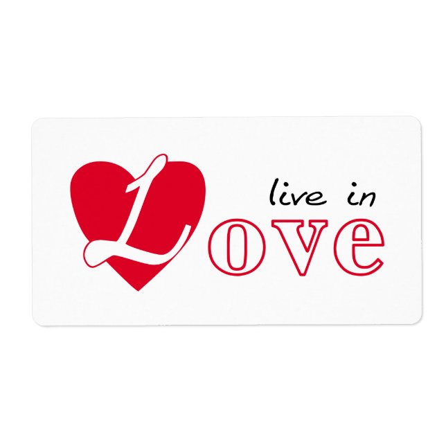 Live in love (Front)