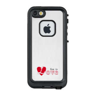 Live in love LifeProof FRÄ’ iPhone SE/5/5s case